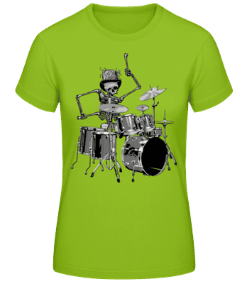 Squelette De Tambour - T-shirt femme B&C - Citron vert - Devant