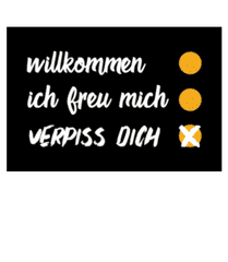 Verpiss Dich · Fußmatte