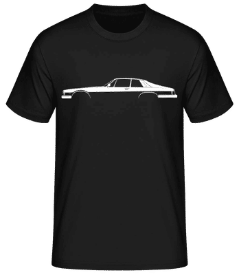 'Jaguar XJ-S' Silhouette - Men's Basic T-Shirt - Black - Front