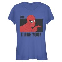 Marvel - Spider-Man - Spider-Man I Like You - Women's T-Shirt - Royal blue - Front