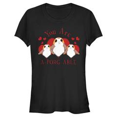 Star Wars - Le Réveil de la Force - Porg A--Able - Valentine's Day - Femme T-shirt