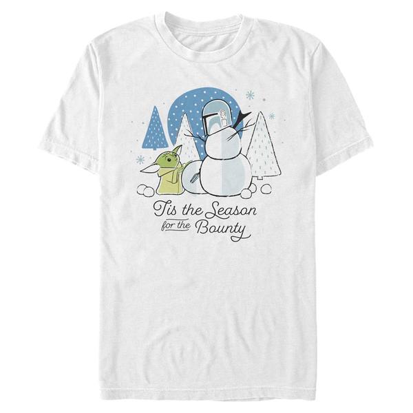 Aperçu: Star Wars - The Mandalorian - The Child Tis the Season - Christmas - Homme T-shirt - Blanc - Devant