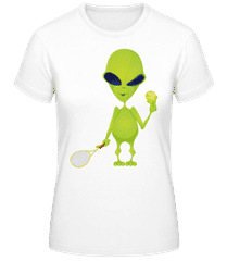 Alien Plays Tennis · Women's B&C T-Shirt