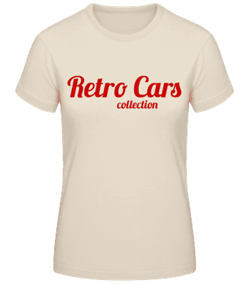 Retro Cars Collection - Frauen T-Shirt B&C - Creme - Vorne