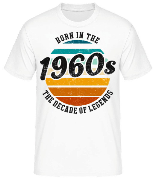 1960 The Decade Of Legends - T-shirt standard Homme - Blanc - Devant