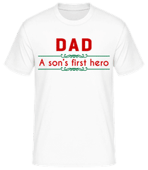 Dad A Sons First Hero · Männer Basic T-Shirt