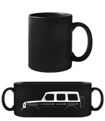 'Mercedes-Benz G W464' Silhouette · Black Mug