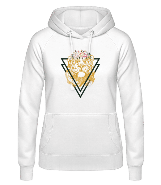 Aperçu: Boho Lioness - Sweat à capuche Femme - Blanc - Devant