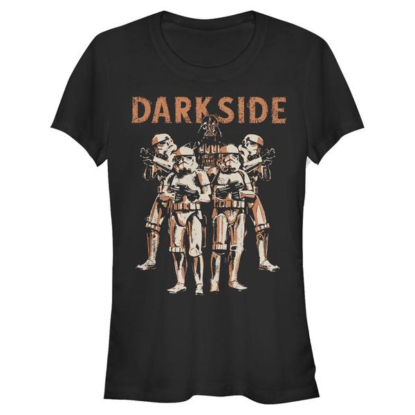 Aperçu: Star Wars - Vader & Troopers Standing Room Only - Femme T-shirt - Noir - Devant