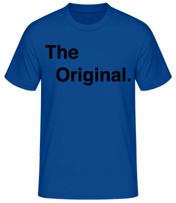 The Original - Männer Basic T-Shirt - Royalblau - Vorne