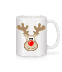 Reindeer Logo - Mug - White - Front