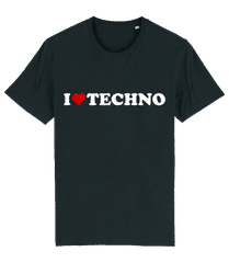 I Love Techno · Männer Bio T-Shirt Stanley Stella 2.0