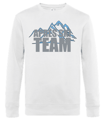Team Après Ski - Sudadera estándar para hombre - Blanco - delante