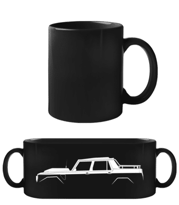 'Lamborghini LM002' Silhouette - Black Mug - Black - Front