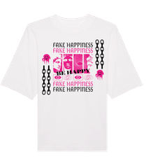 Fake Happiness · Unisex Bio Oversized T-Shirt Stanley Stella 2.0