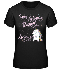 Signe Astrologique Licorne Poisson · T-shirt standard Femme