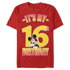Disney Classics - Mickey Mouse - Mickey Mouse Hiya Pal 16th Birthday - Homme T-shirt