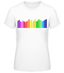 Regenbogen Soundbars · Frauen Basic T-Shirt