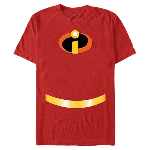 Aperçu: Pixar - Les Indestructibles - Mr. Incredible Incredible Costume - Halloween - Homme T-shirt - Rouge - Devant