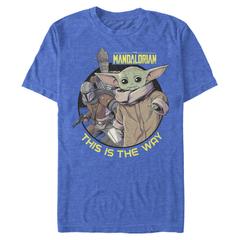 Star Wars - The Mandalorian - Group Shot Threes A Charm - Hombres Camiseta