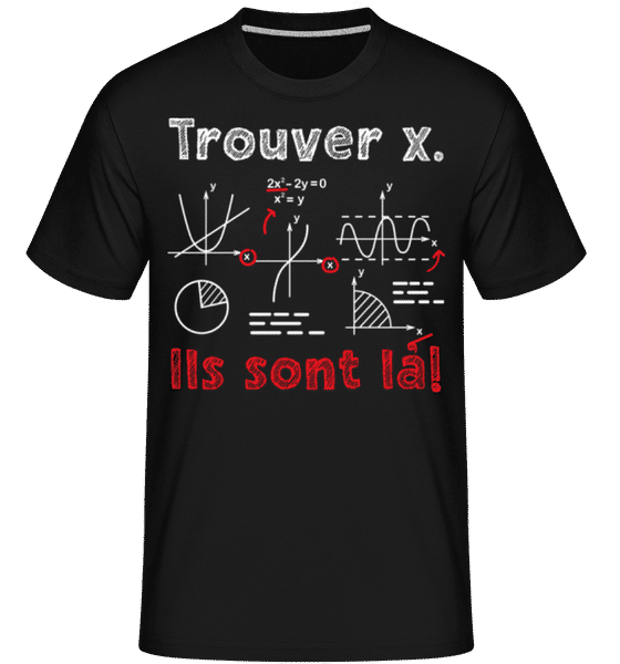 Aperçu: Trouver X -  T-Shirt Shirtinator homme - Noir - Devant