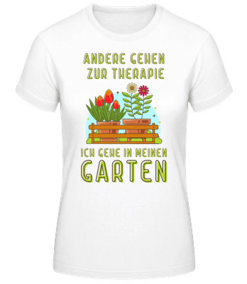 Andere Gehen Zur Therapie - Frauen Basic T-Shirt - Weiß - Vorne