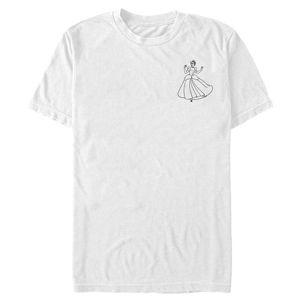 Aperçu: Disney - Cendrillon - Popelka Vintage Line - Homme T-shirt - Blanc - Devant