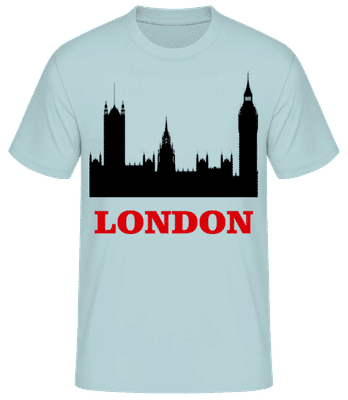 London Skyline 2 - Men's B&C T-Shirt - Mint Green - Front