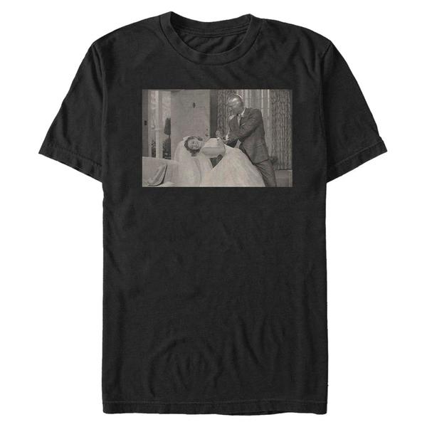 Aperçu: Marvel - WandaVision - Wanda & Vision Dancing Scene - Homme T-shirt - Noir - Devant