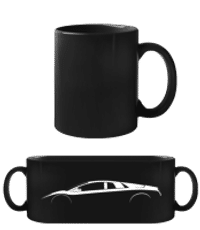 'Lamborghini Murcielago' Silhouette - Black Mug - Black - Front