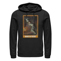 Star Wars - Luke Skywalker Hang In There - Unisex Hoodie - Black - Front
