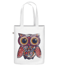 Art Owl - Bolsa ecológica - Blanco - delante