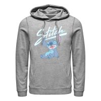 Disney - Lilo & Stitch - Stitch Wink - Unisex Hoodie - Heather grey - Front
