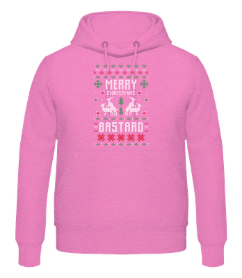 Merry Christmas Bstrd - Männer Hoodie - Kamelie - Vorne