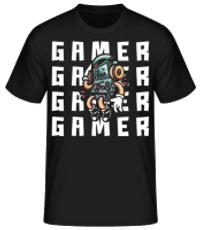 Gamer - Pánske basic tričko - Čierna - Predné