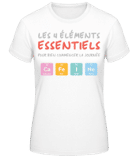 Les 4 Éléments Essentiels - T-shirt standard Femme - Blanc - Devant