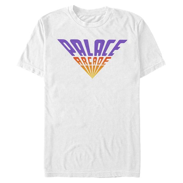 Aperçu: Netflix - Stranger Things - Logo Palace Arcade - Homme T-shirt - Blanc - Devant