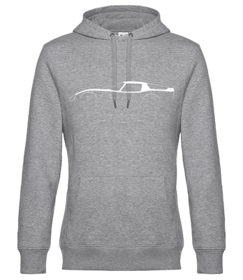 'Alfa Romeo Giulia TZ2' Silhouette - Men’s Standard Hoodie - Heather grey - Front