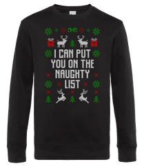 I Can Put You On The Naugthy List · Sudadera estándar para hombre