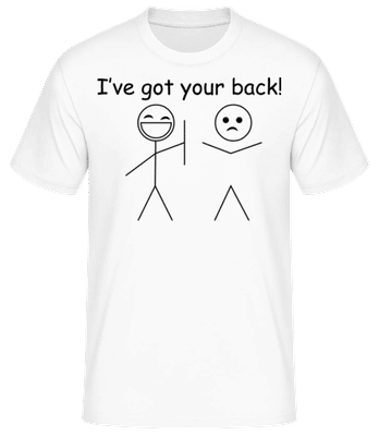 I've Got Your Back - T-shirt standard Homme - Blanc - Devant