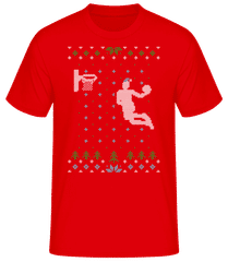 Basketball Dunk Christmas · T-shirt standard Homme