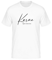 Karma Regelt Das Schon · Männer Basic T-Shirt