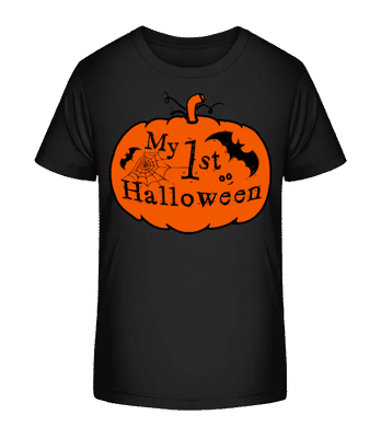 My First Halloween - Camiseta orgánica para niños Stanley Stella 2.0 - Negro - delante