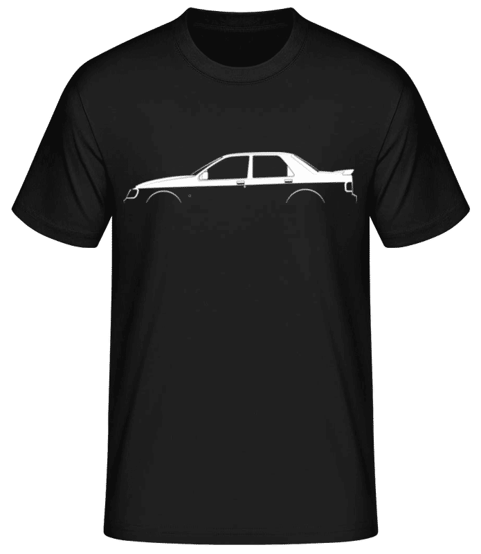 Preview: 'Ford Sierra Sapphire RS C.' Silhouette - Men's Basic T-Shirt - Black - Front