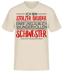 Stolzer Bruder Einer Schwester · Männer Basic T-Shirt
