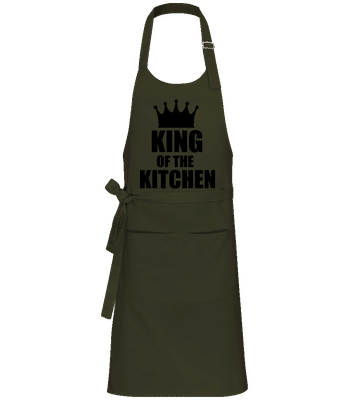 King Of The Kitchen - Tablier professionnel - Olive - Devant