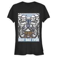 Star Wars - The Clone Wars - Wrecker Jango Dad - Father's Day - Women's T-Shirt - Black - Front