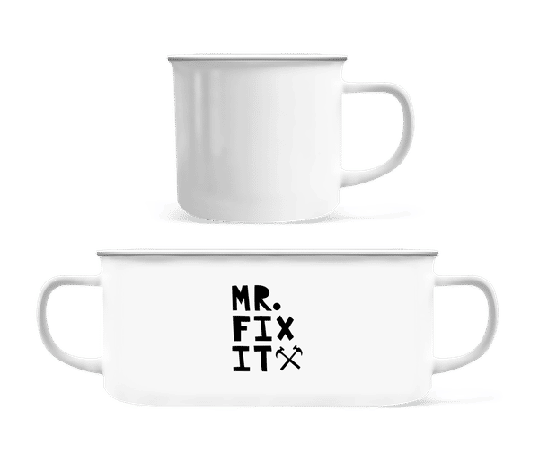 Mr Fix It - Enamel-cup - White - Front