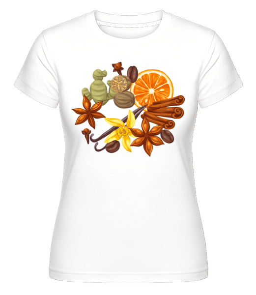 Aperçu: Épices -  T-shirt Shirtinator femme - Blanc - Devant