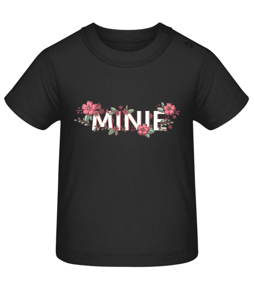 Aperçu: Minie - T-shirt Bébé - Noir - Devant
